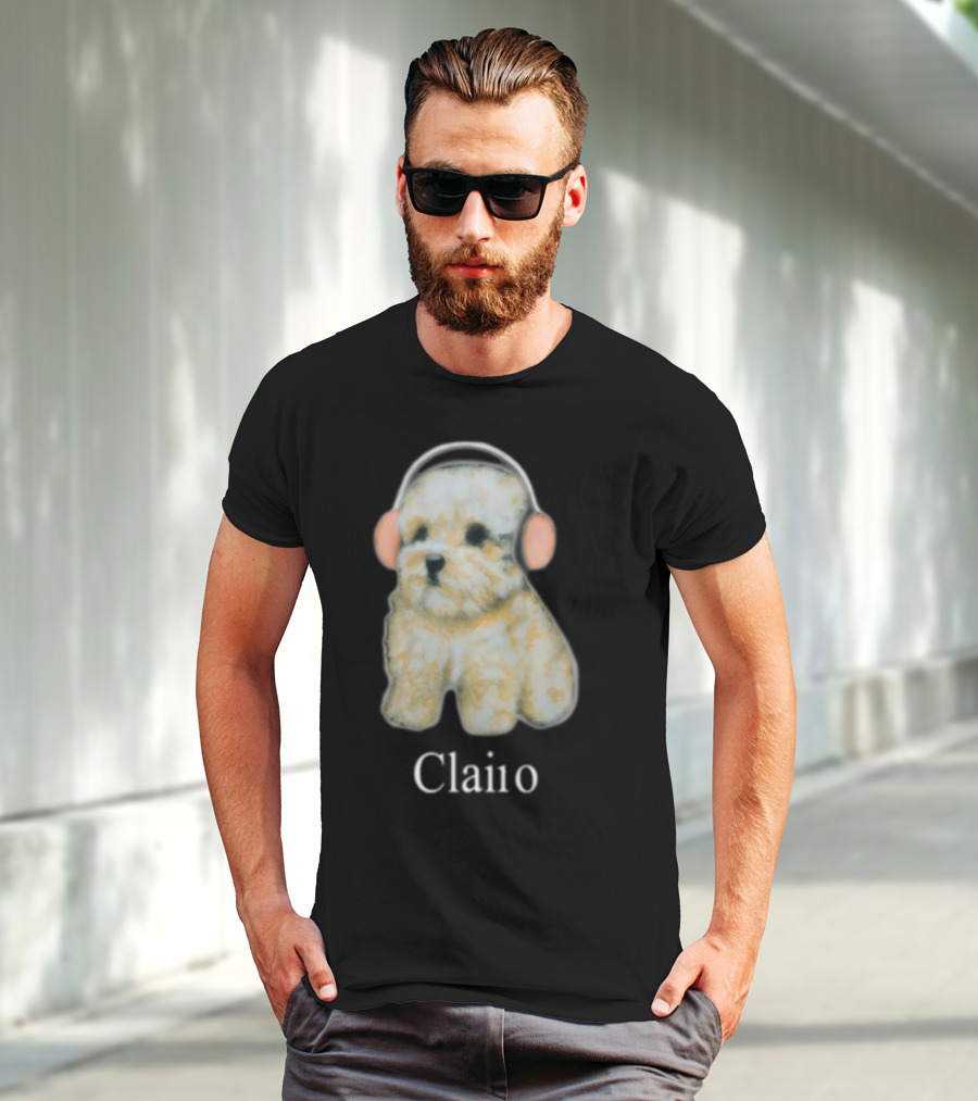 Clairo Dog With Headphones T-Shirt