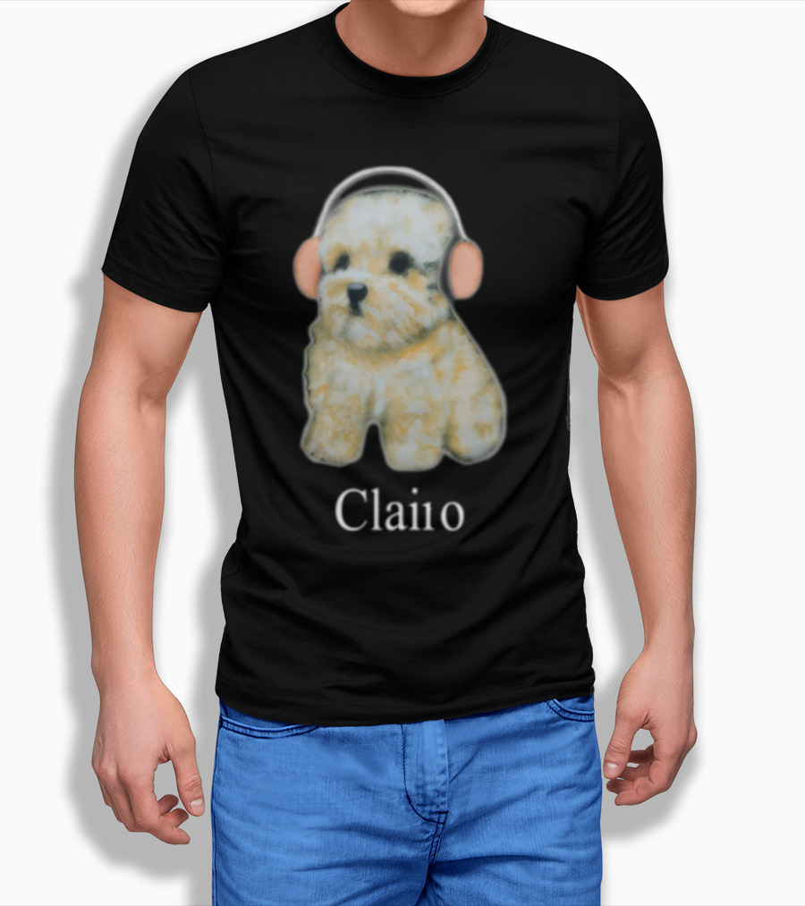 Clairo Dog With Headphones T-Shirt
