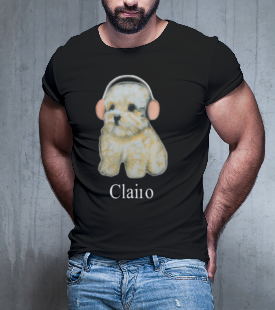 Clairo Dog With Headphones T-Shirt