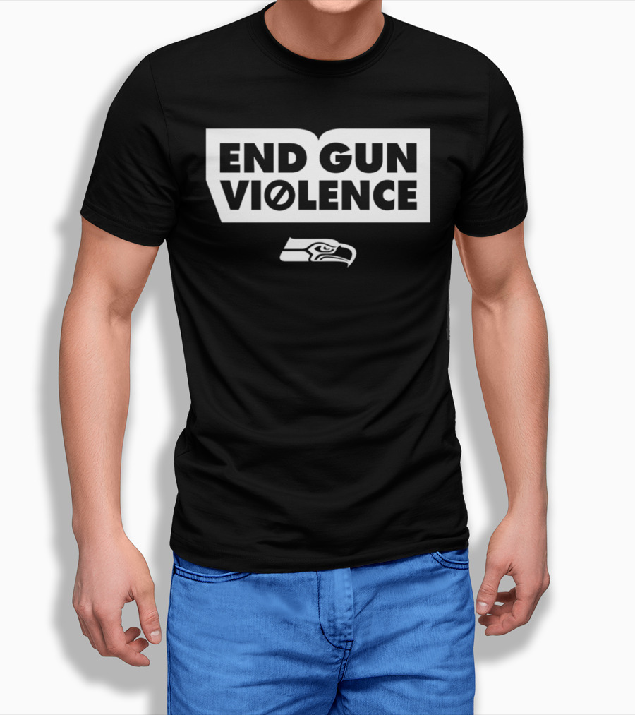 End Gun Violence Seahawks Initiative T-Shirt