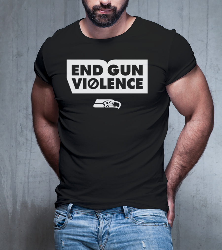 End Gun Violence Seahawks Initiative T-Shirt