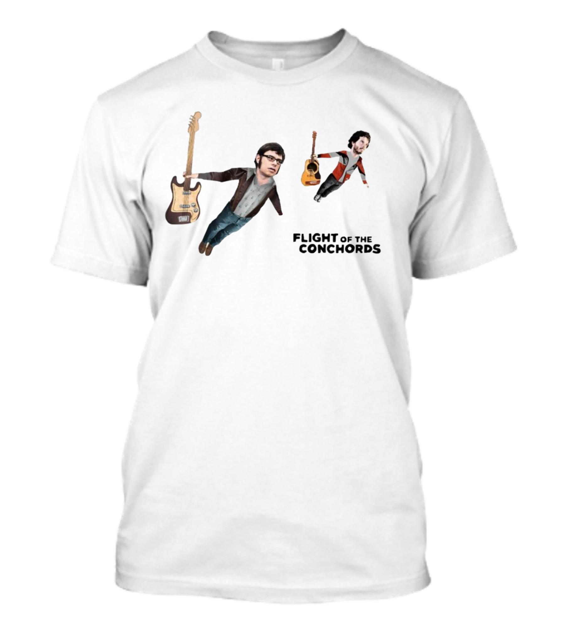 Flight Of The Conchords Guitar-Flying Duo T-Shirt
