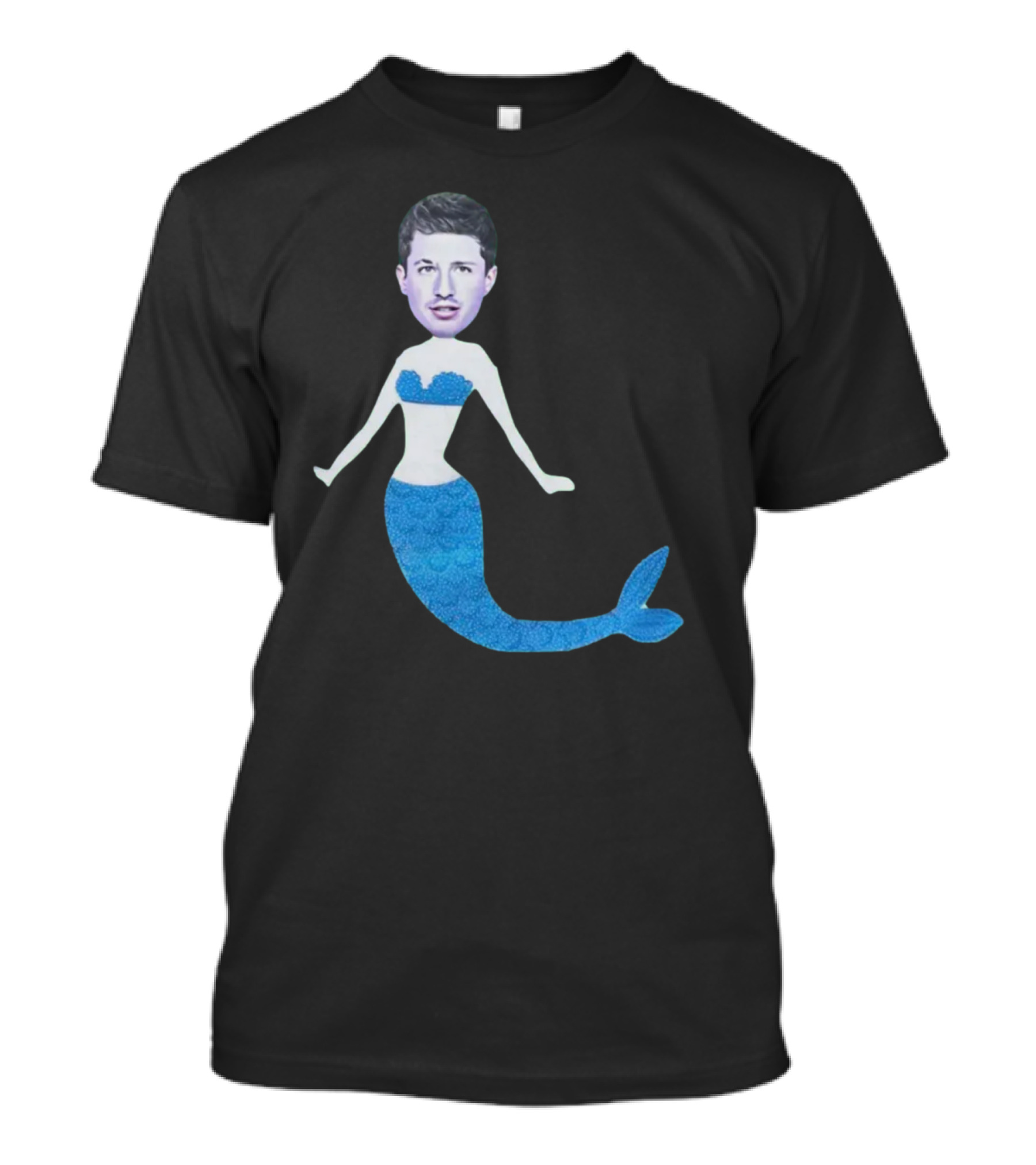 Charlie's Mermaid Head Hoodie Aquatic Vibe T-Shirt