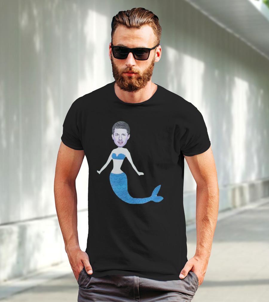 Charlie's Mermaid Head Hoodie Aquatic Vibe T-Shirt