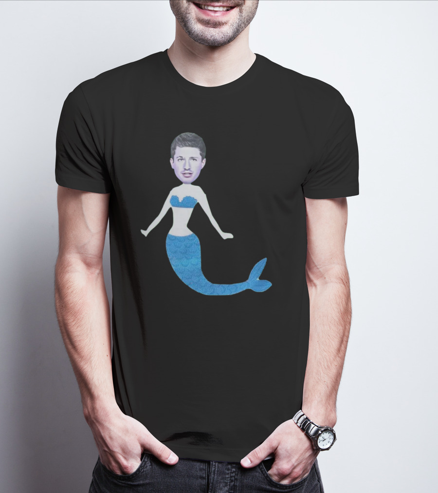Charlie's Mermaid Head Hoodie Aquatic Vibe T-Shirt