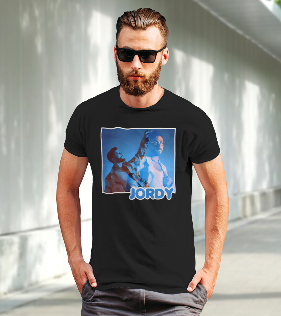 Jordy Feelin Blue Dual Portrait With Cool Tones T-Shirt