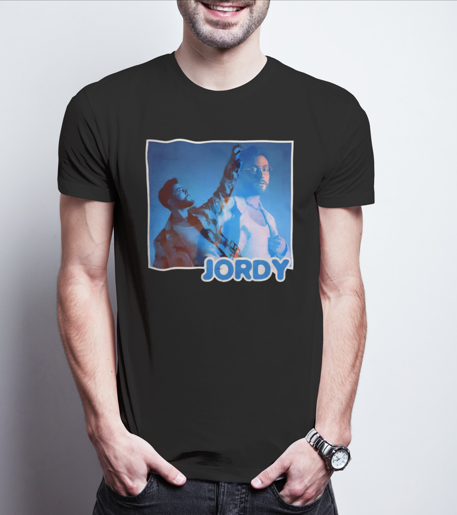 Jordy Feelin Blue Dual Portrait With Cool Tones T-Shirt