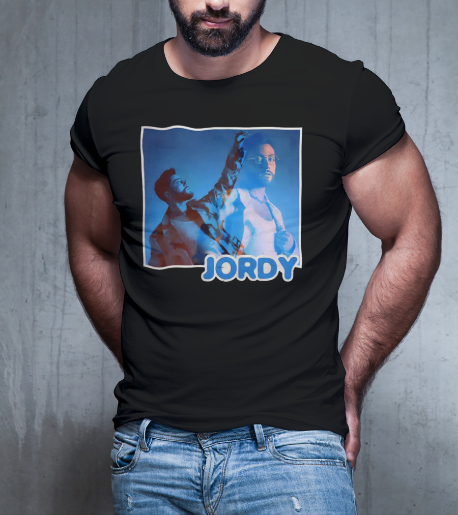 Jordy Feelin Blue Dual Portrait With Cool Tones T-Shirt