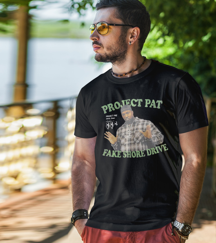 PRO.JECT PAT GHETTO GREEN FAKE SHORE DRIVE T-Shirt
