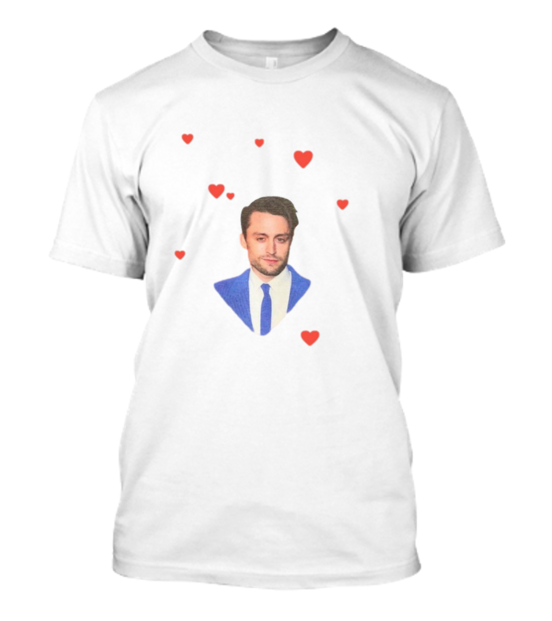 My Husband Is A Good Man Bug Girl Hearts Blue Suit T-Shirt