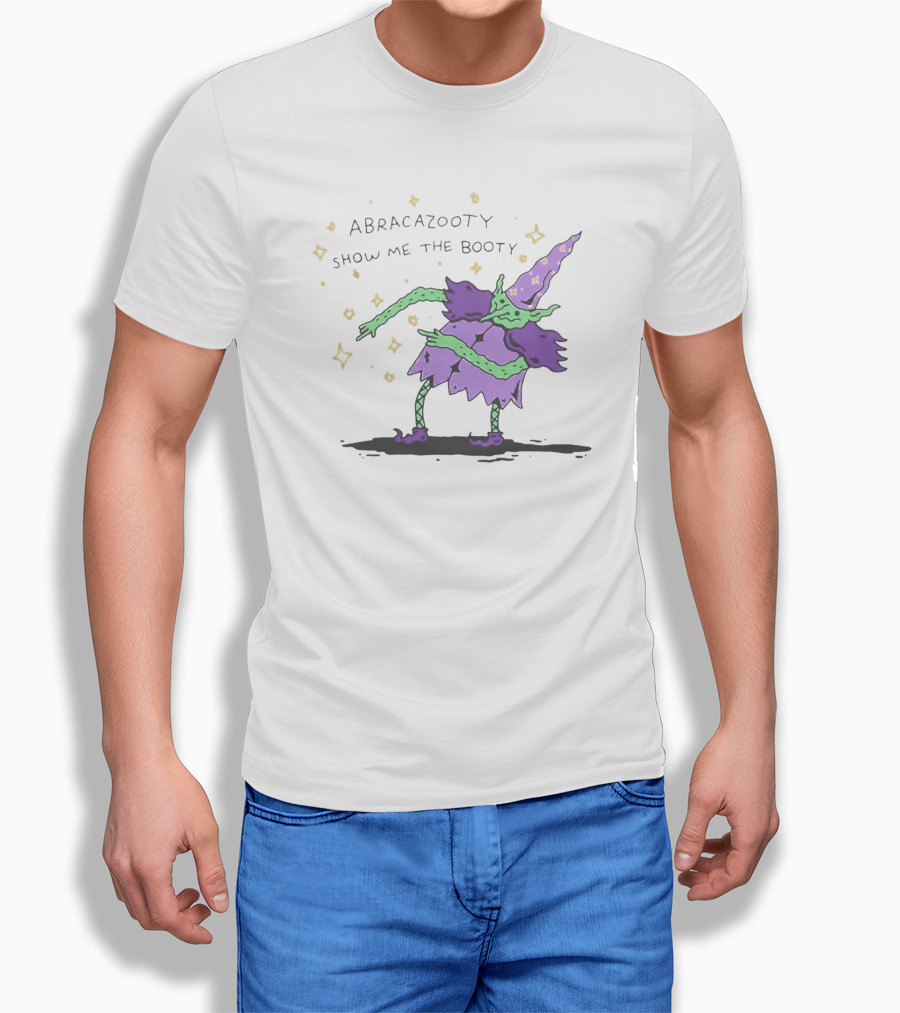 Abracazooty Show Me The Booty Wizard Dabbing With Stars T-Shirt
