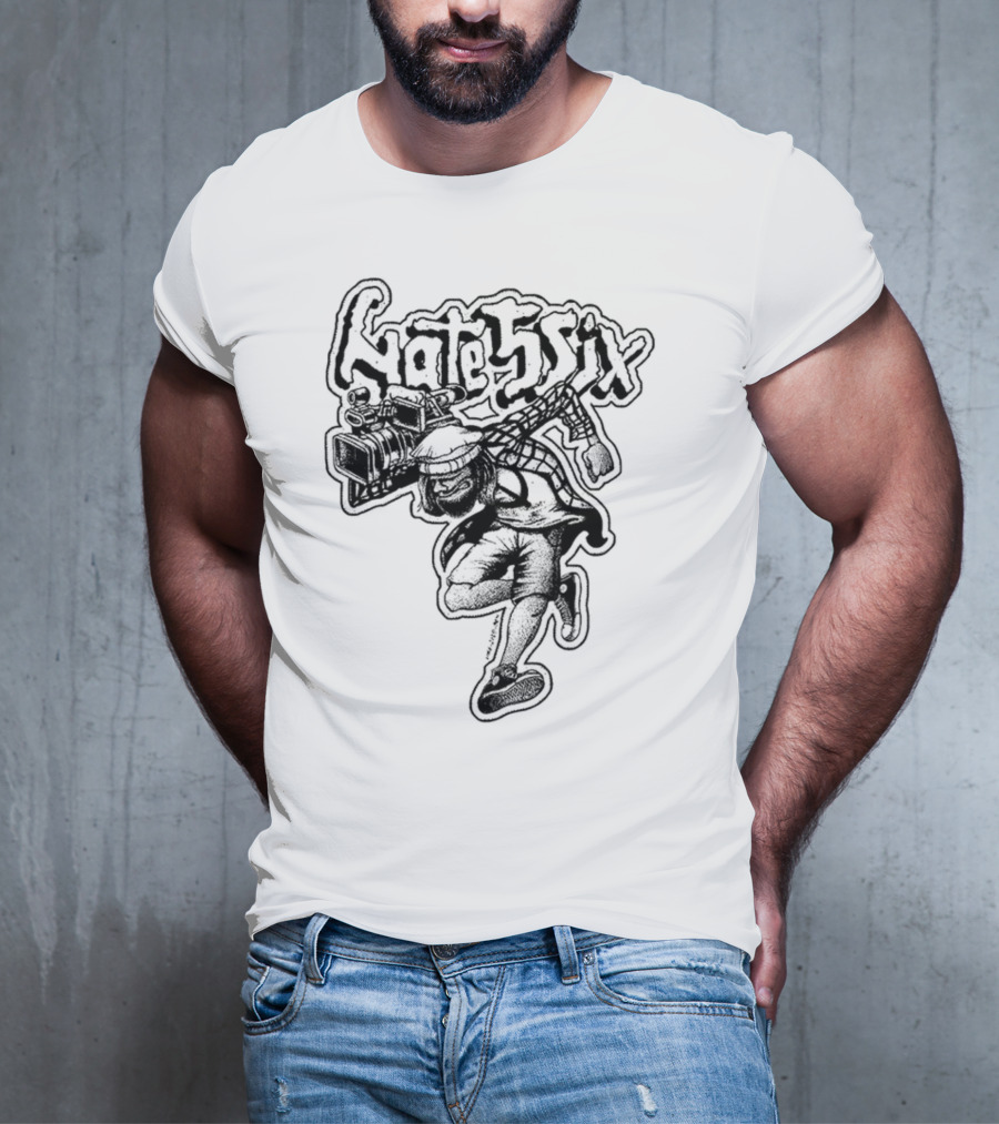 Hate5six Graffiti Style Cameraman 2 Stepper T-Shirt