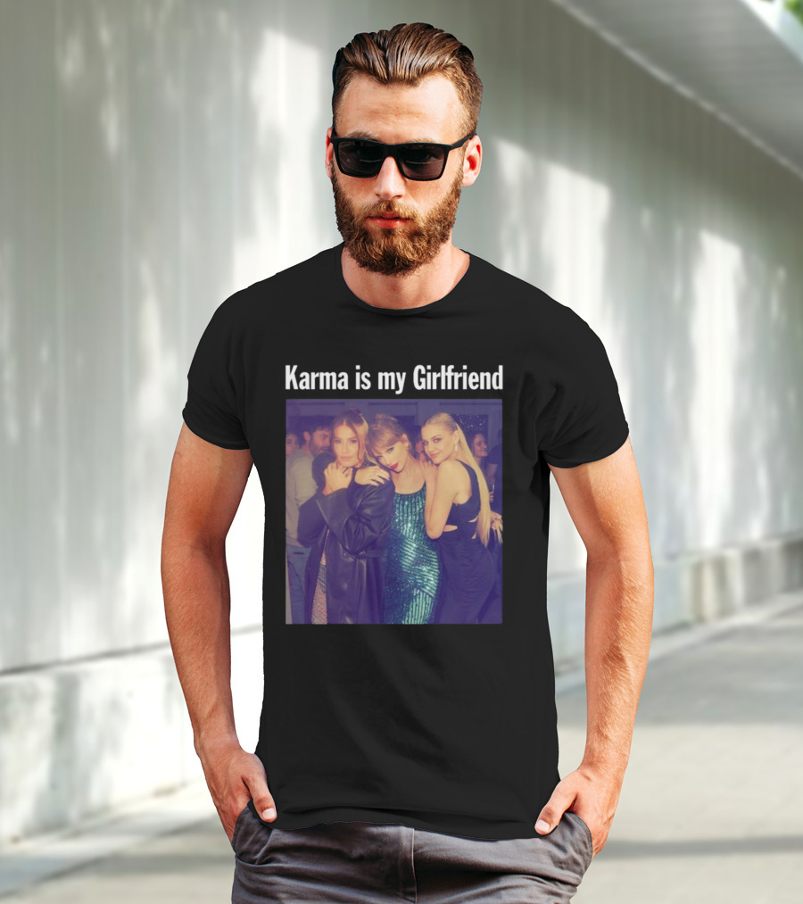 Karma Is My Girlfriend Taylor Green Blue Dress T-Shirt