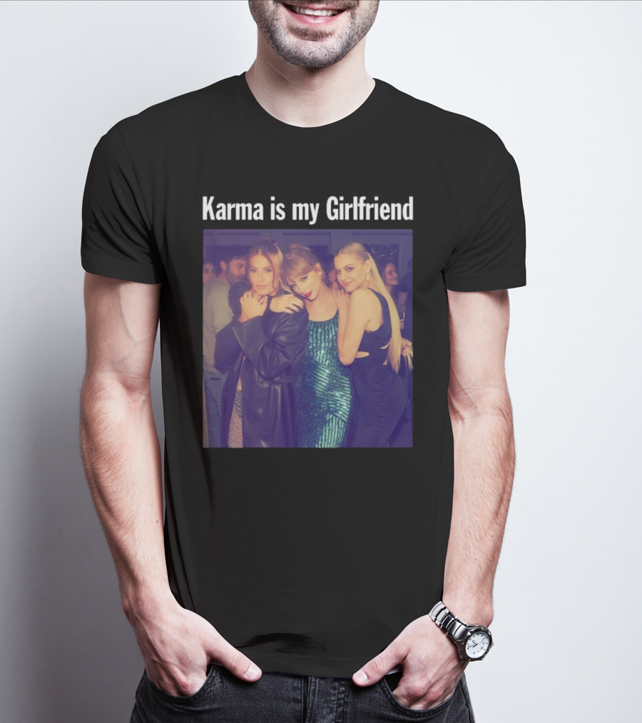 Karma Is My Girlfriend Taylor Green Blue Dress T-Shirt