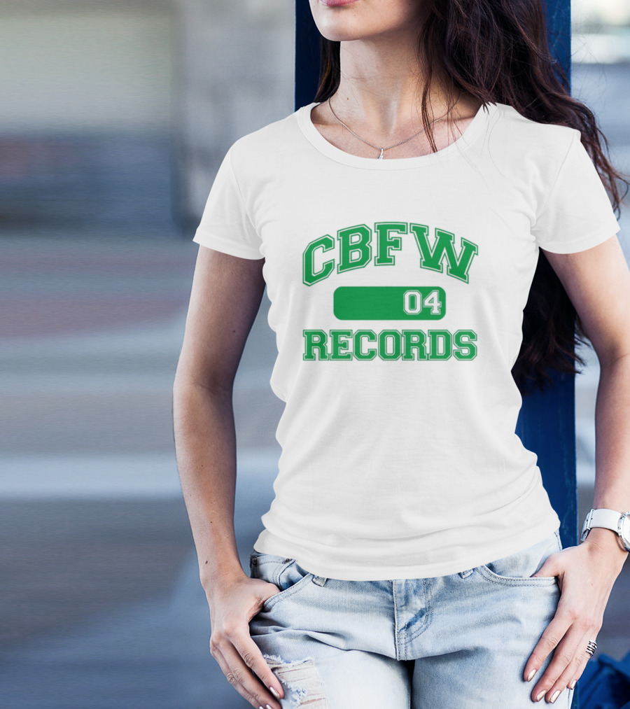 1Millthebrand CBFW 04 Records Merch T-Shirt
