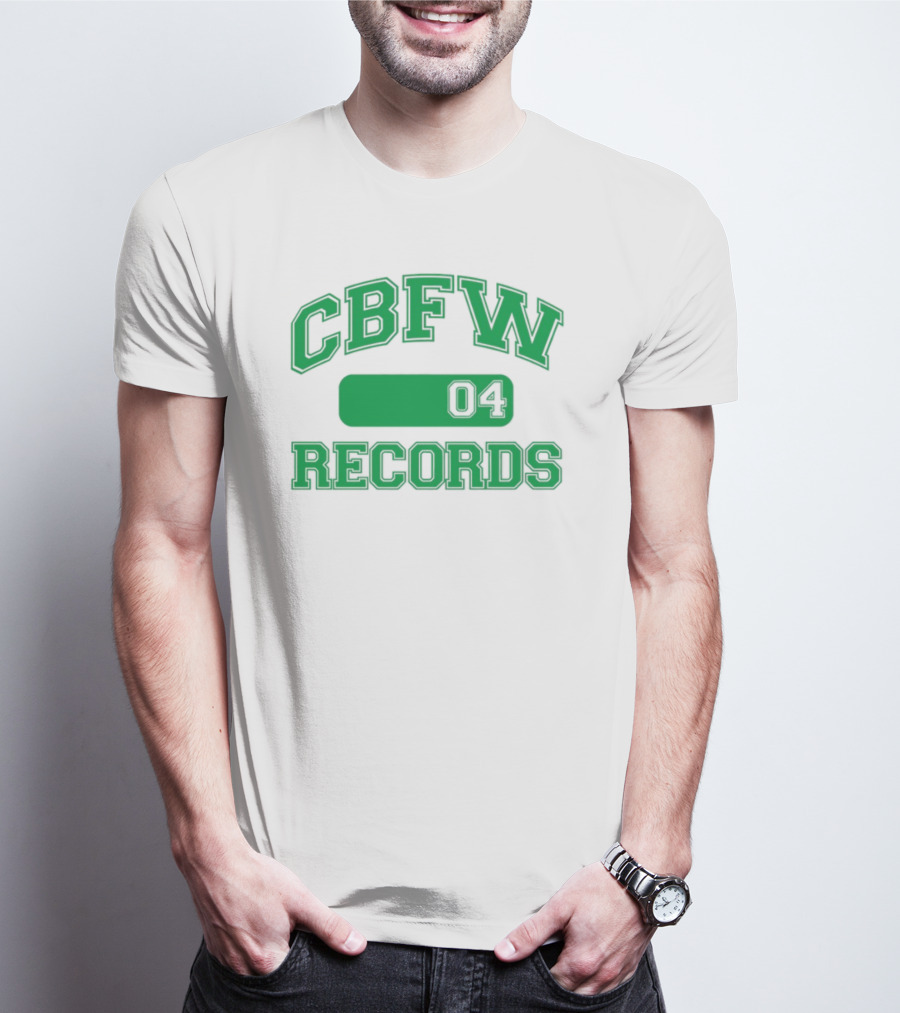 1Millthebrand CBFW 04 Records Merch T-Shirt