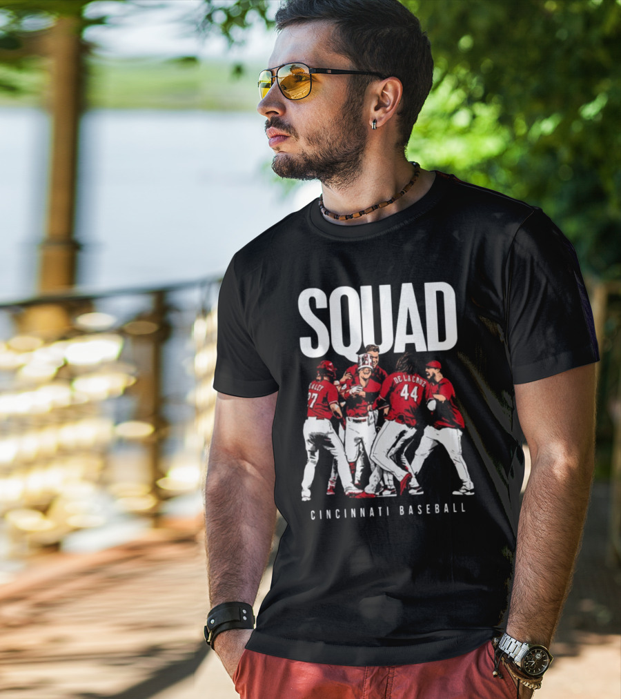 SQUAD Cincinnati Baseball Team T-Shirt