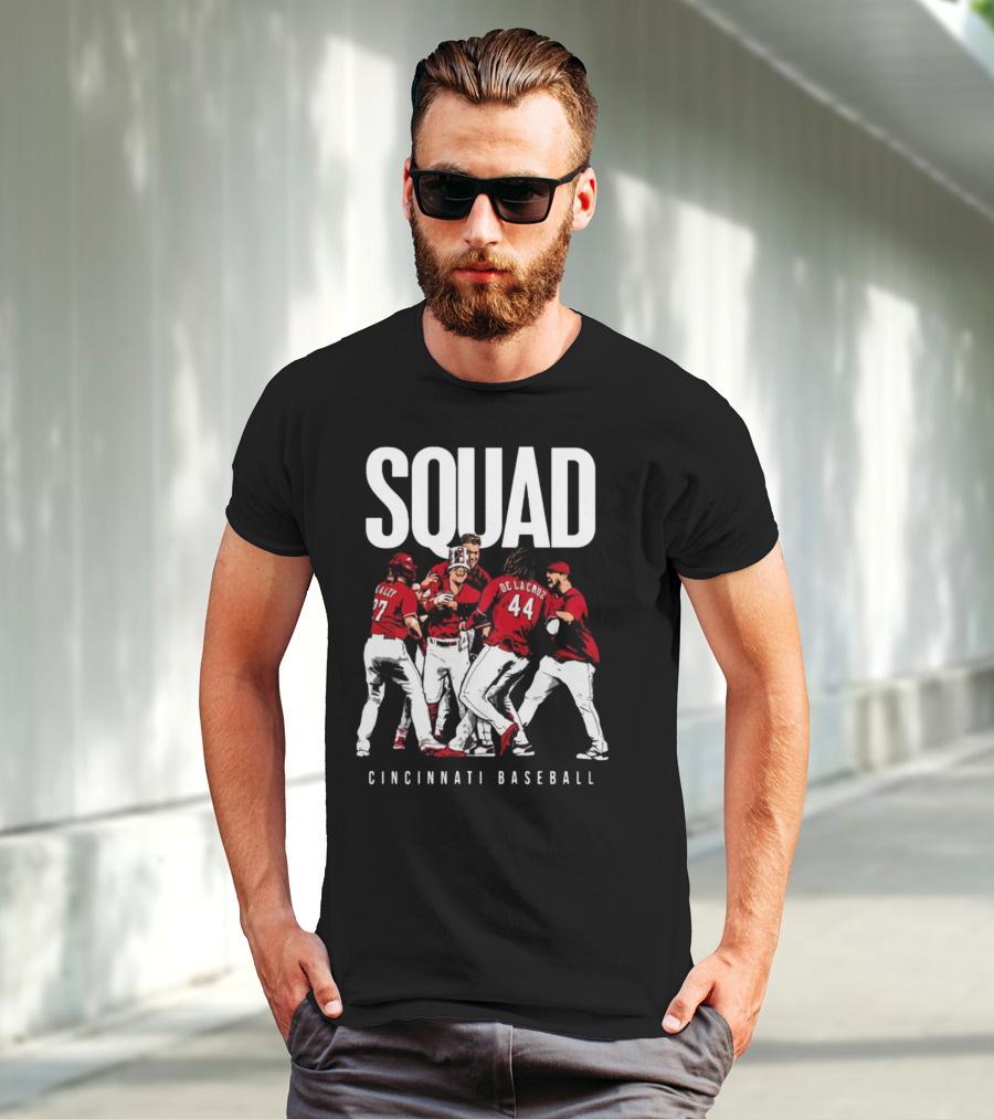 SQUAD Cincinnati Baseball Team T-Shirt