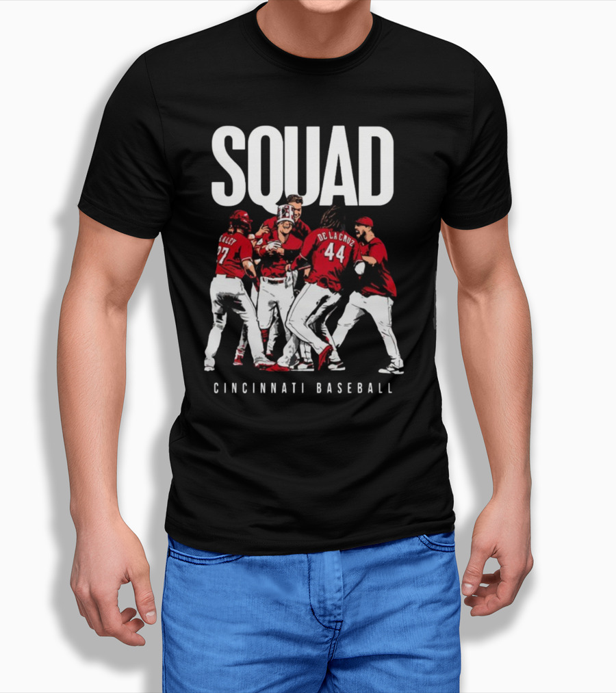 SQUAD Cincinnati Baseball Team T-Shirt
