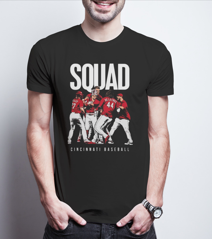 SQUAD Cincinnati Baseball Team T-Shirt
