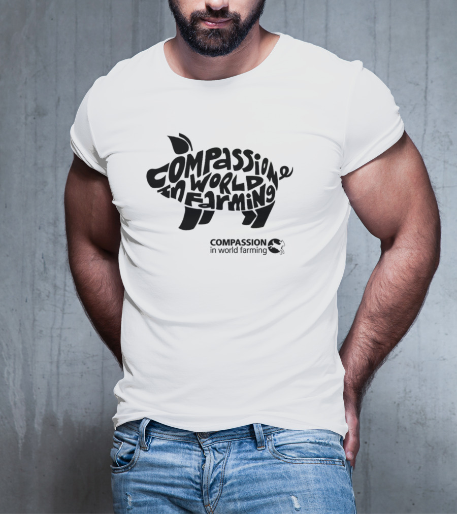 Compassion In World Farming Pig T-Shirt