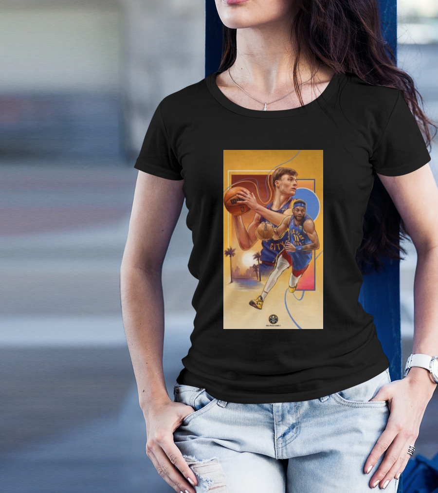 Denver Nuggets Bruce And Christian City Edition Basketball T-Shirt