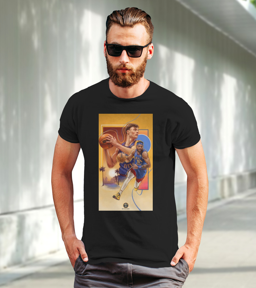 Denver Nuggets Bruce And Christian City Edition Basketball T-Shirt