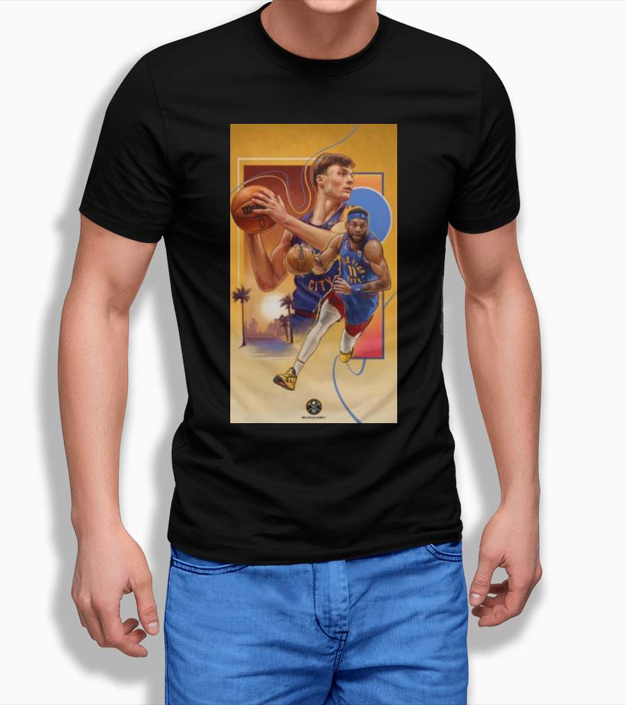 Denver Nuggets Bruce And Christian City Edition Basketball T-Shirt