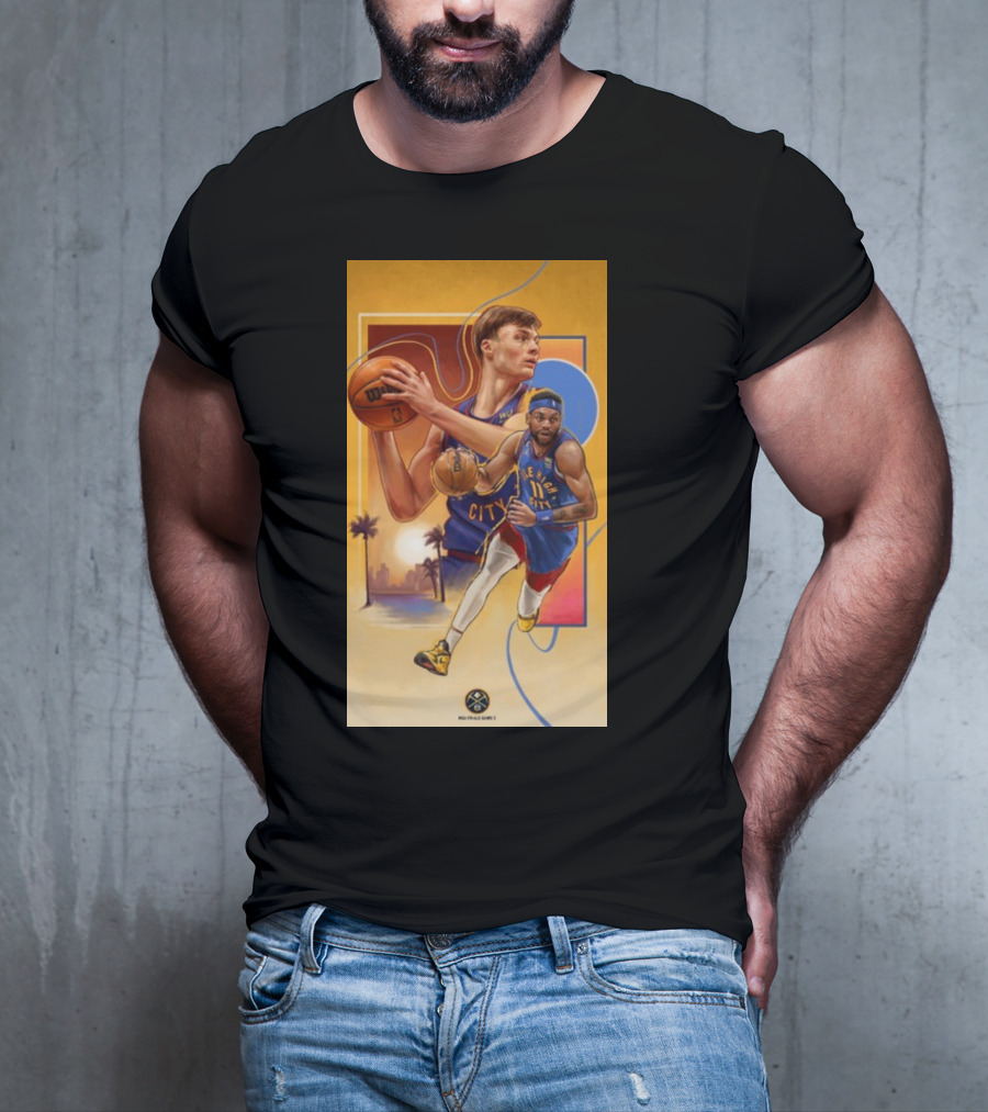 Denver Nuggets Bruce And Christian City Edition Basketball T-Shirt