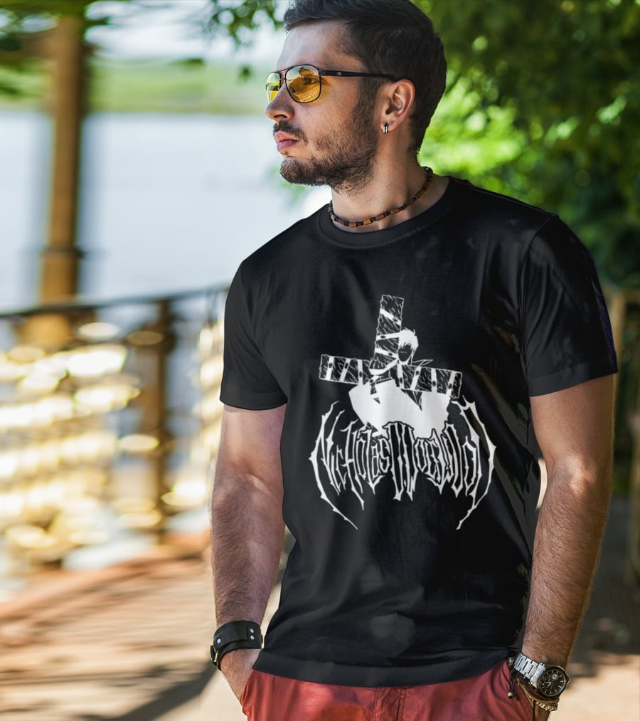 Nicholas D Wolfwood Cross Manga T-Shirt