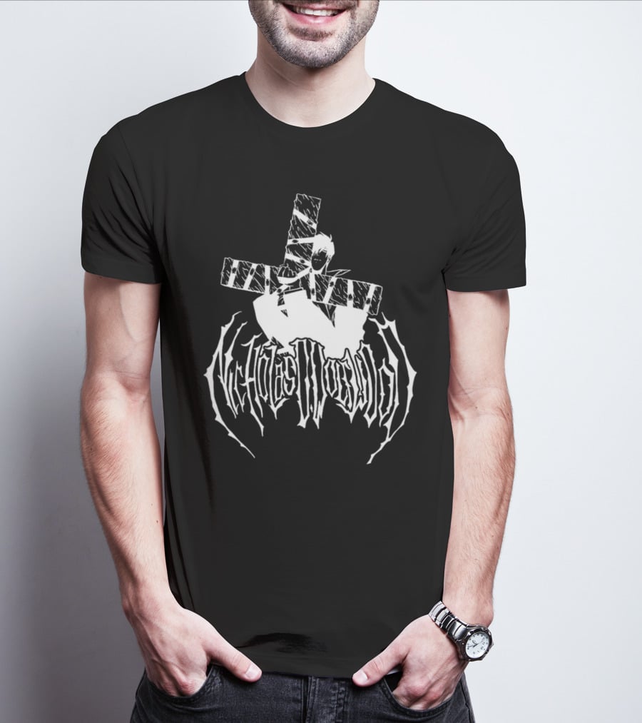 Nicholas D Wolfwood Cross Manga T-Shirt
