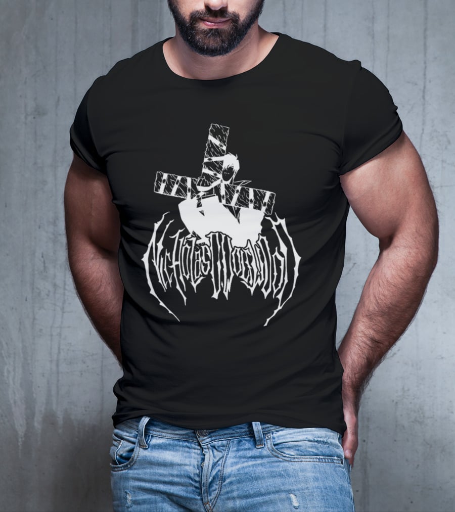 Nicholas D Wolfwood Cross Manga T-Shirt