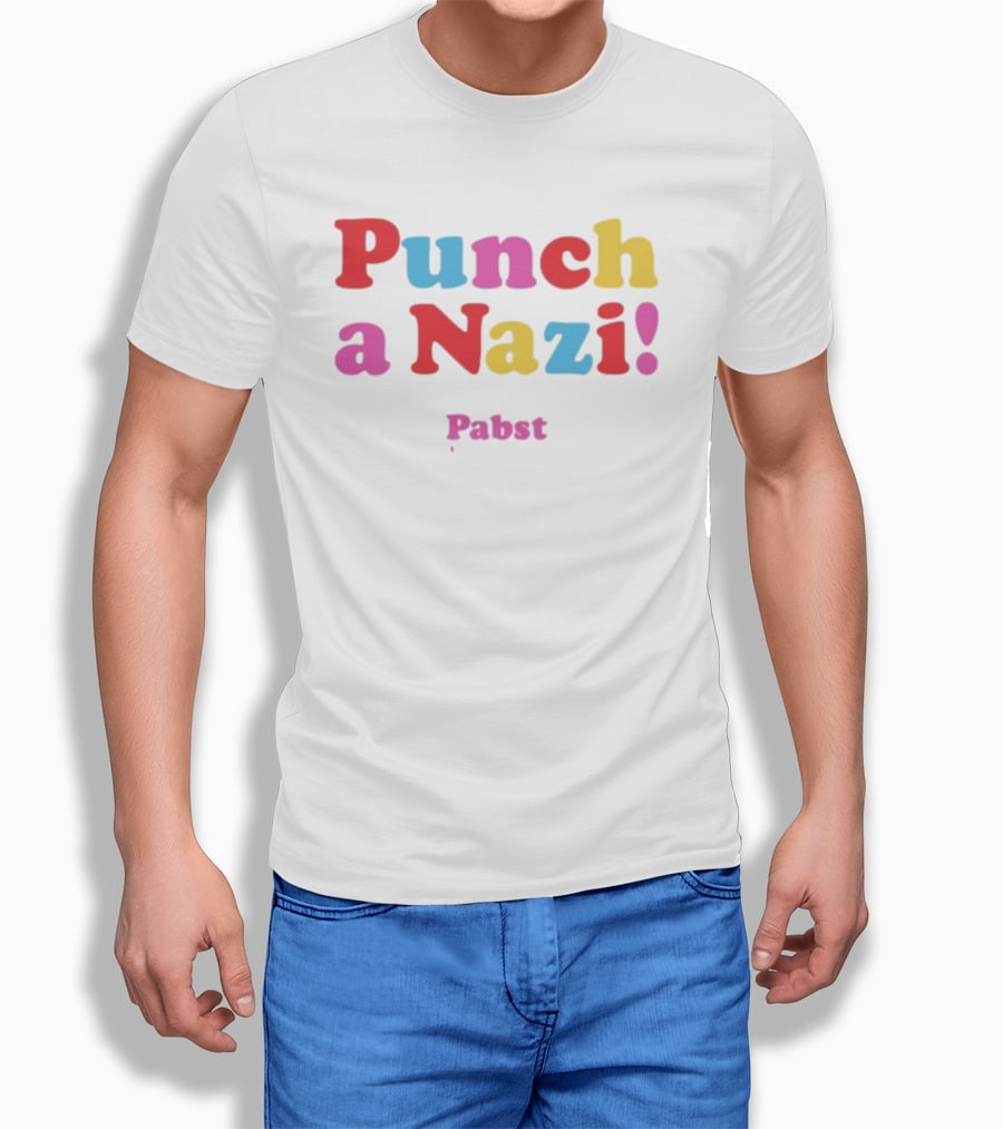 Punch A Nazi Pabst T-Shirt