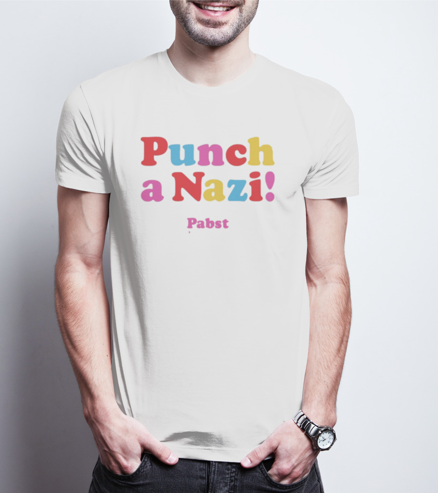 Punch A Nazi Pabst T-Shirt