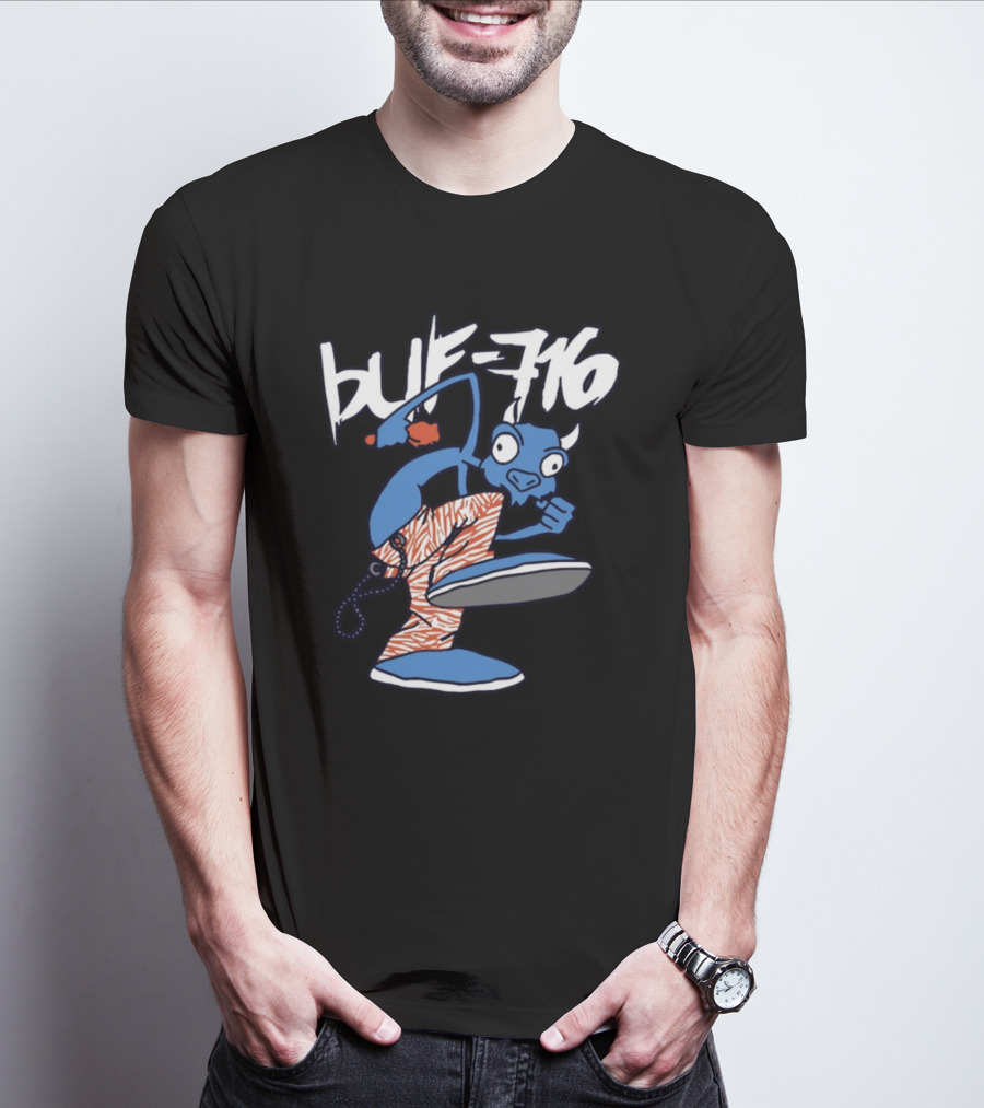 BUF 716 Martial Arts Buffalo Character T-Shirt