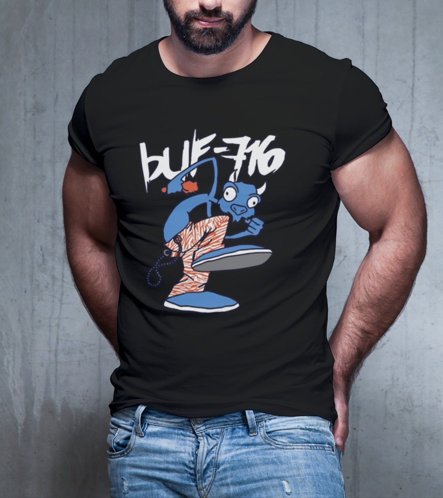 BUF 716 Martial Arts Buffalo Character T-Shirt