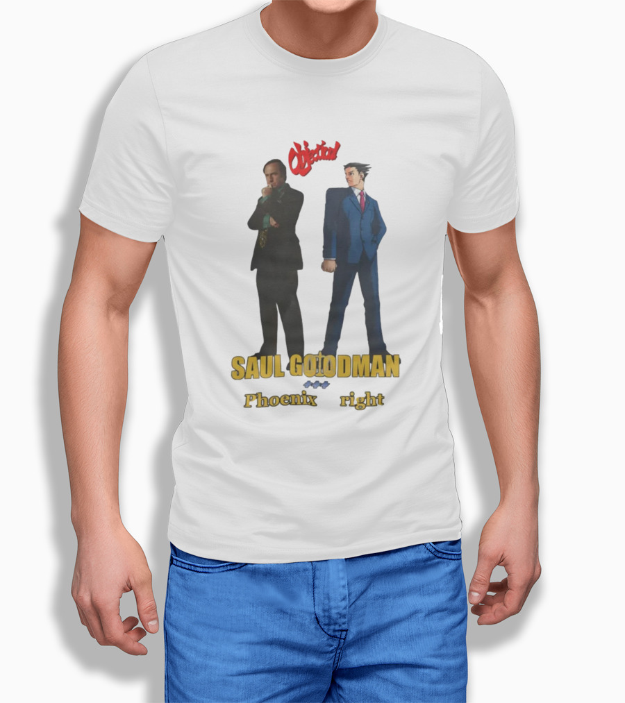 Saul Goodman Phoenix Wright Objection T-Shirt