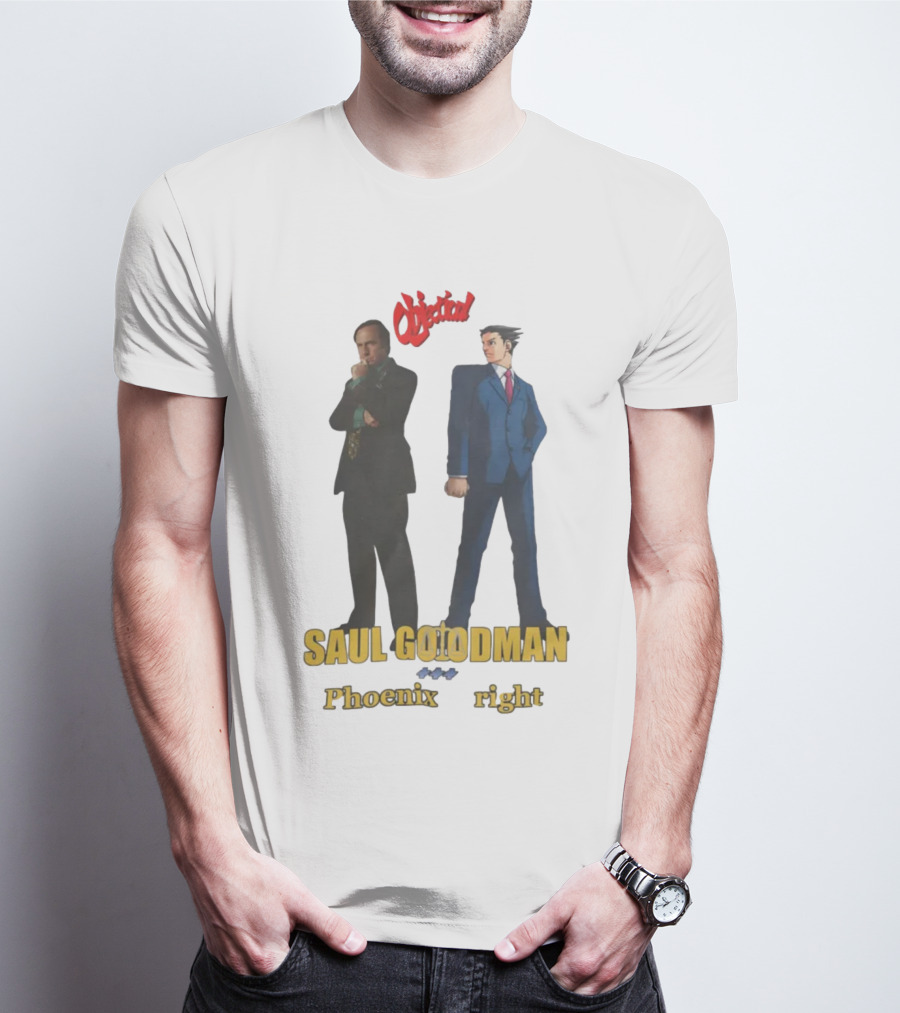Saul Goodman Phoenix Wright Objection T-Shirt