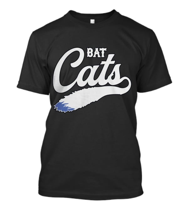 Bat Cats Logo With Feather Tail T-Shirt