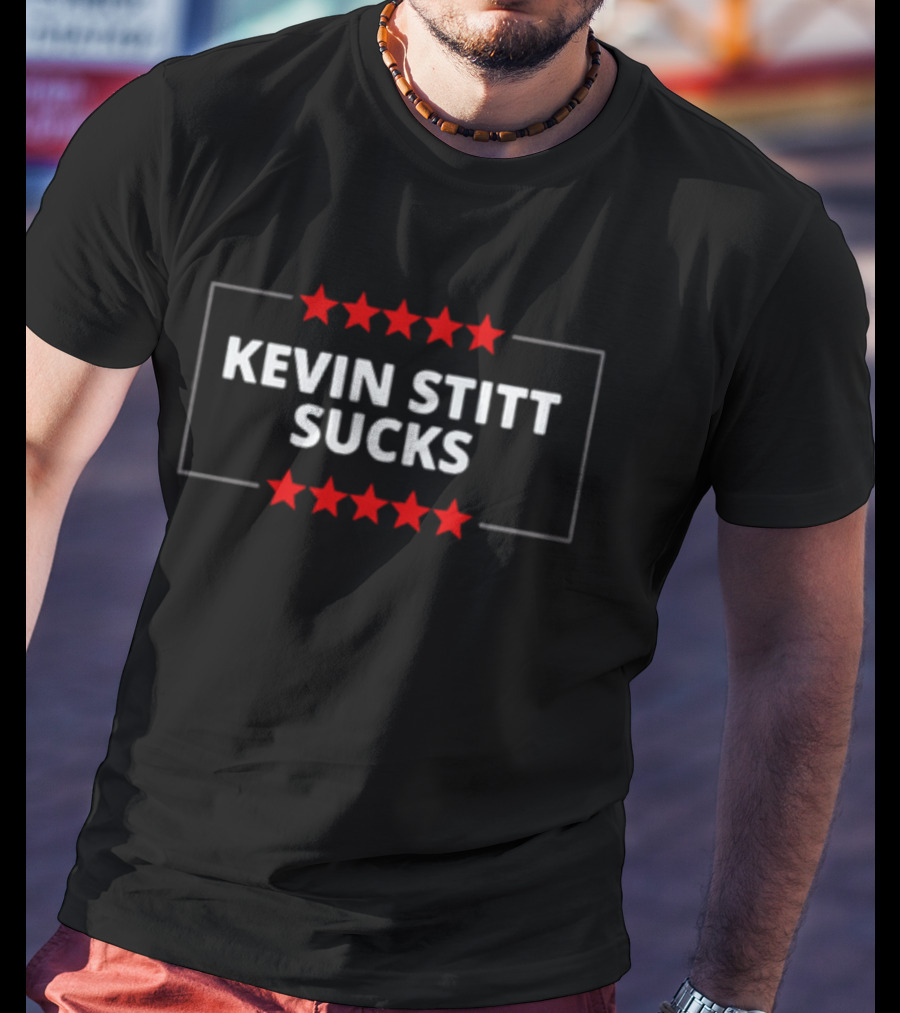 Kevin Stitt Sucks Surrounded By Red Stars T-Shirt