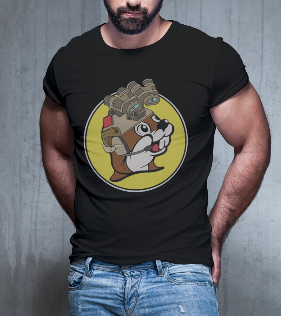 Fountainvalleypd Night Vision Beaver Tactical Headset T-Shirt