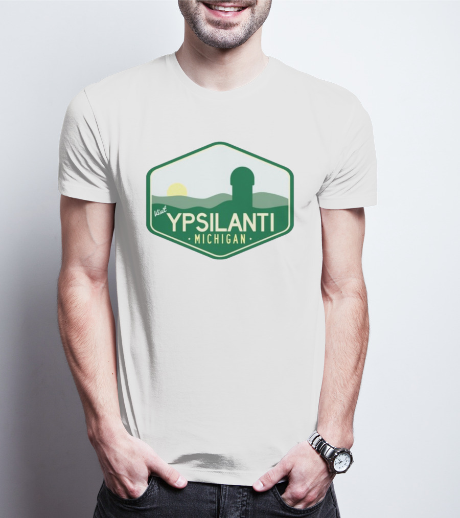 Visit Ypsilanti Michigan Scenic Landscape T-Shirt