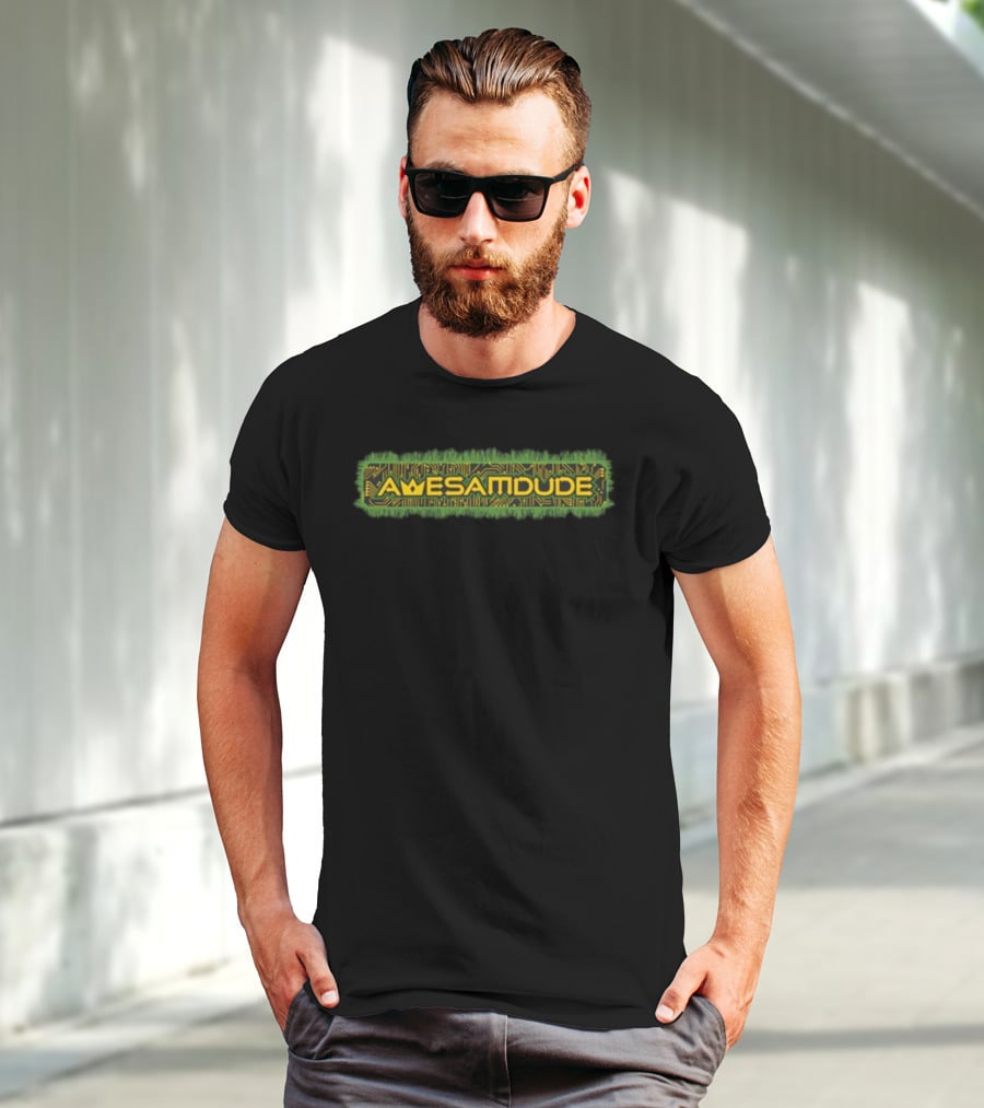 Awesamdude Circuit Green Circuitry T-Shirt