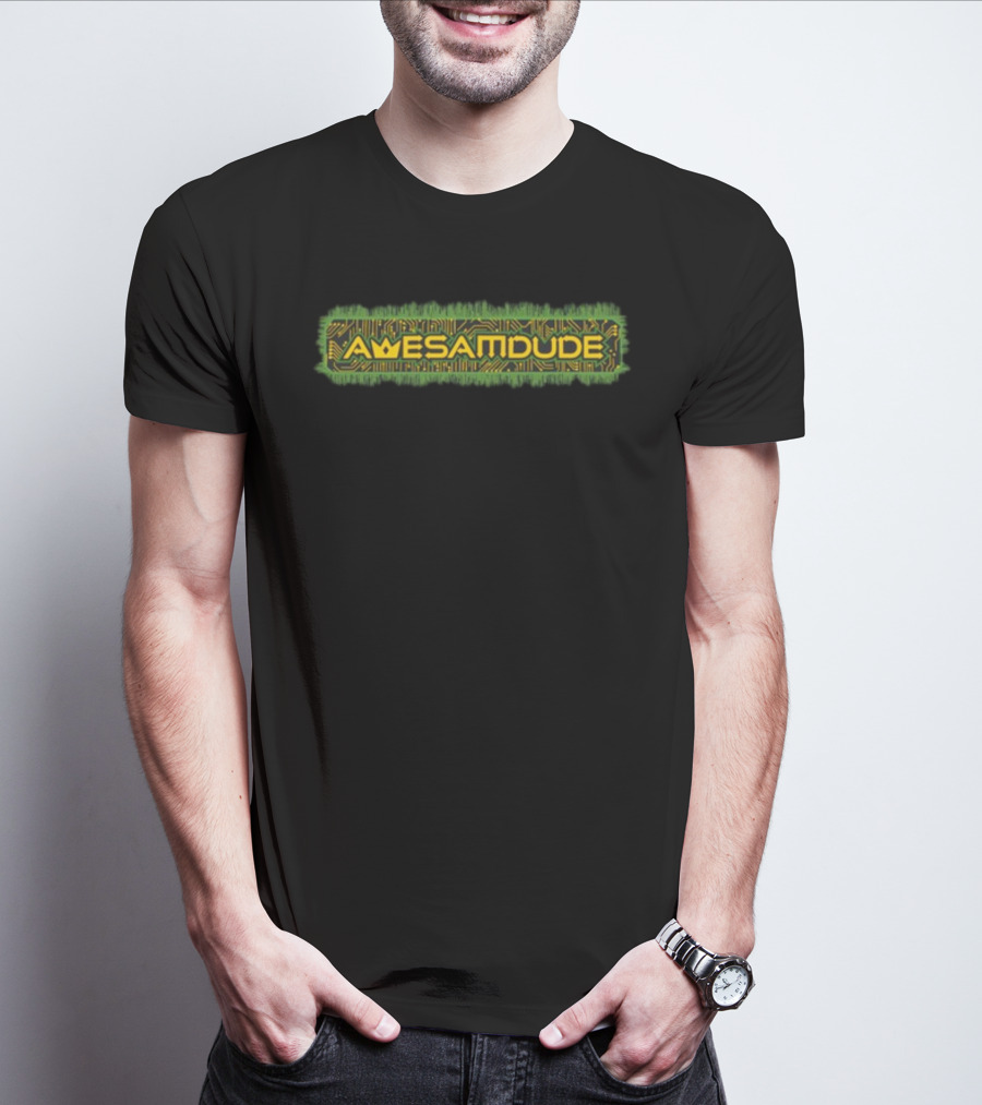 Awesamdude Circuit Green Circuitry T-Shirt