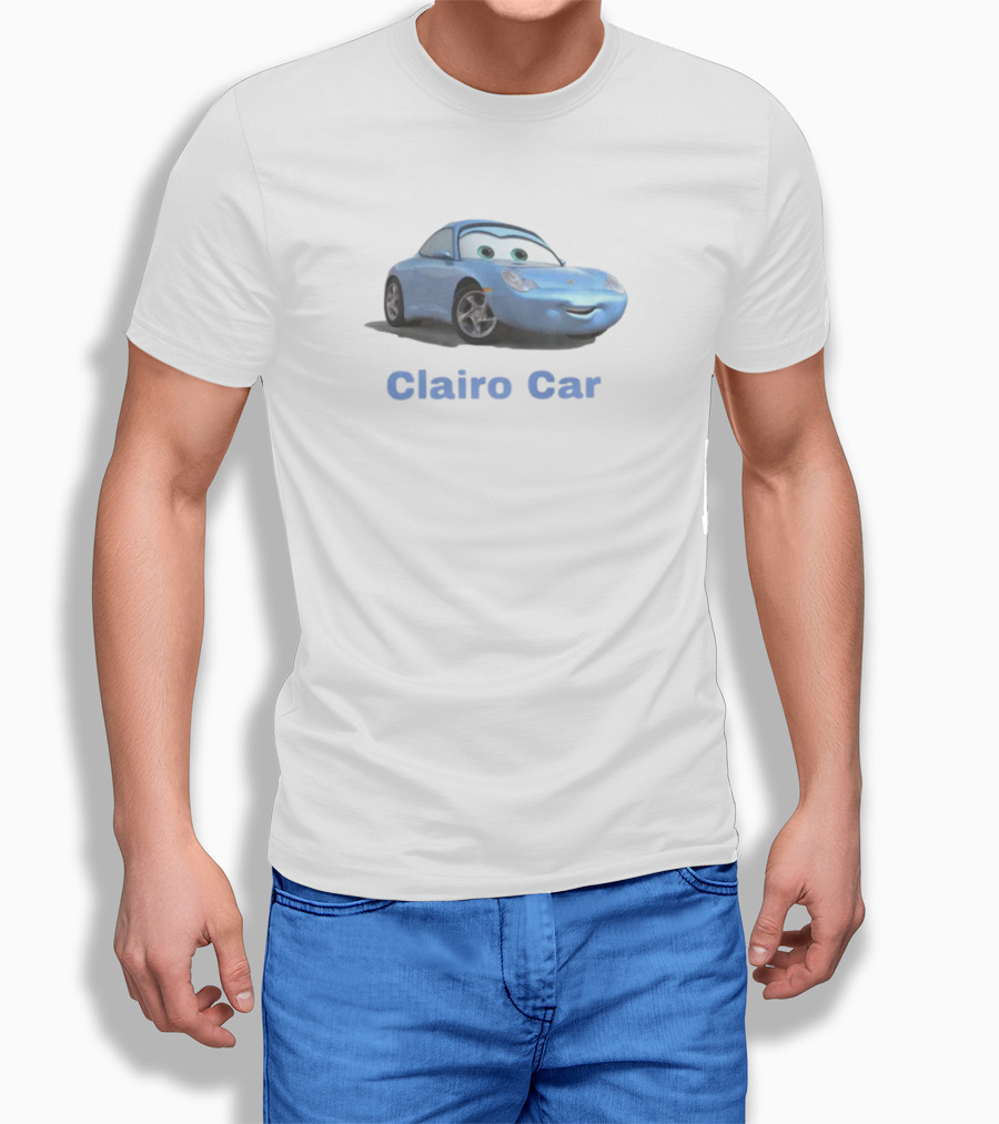 Clairo Car Pixar-Inspired Character Image T-Shirt
