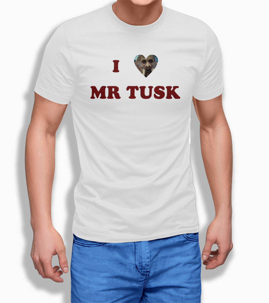 I Heart Mr Tusk Walrus Face T-Shirt