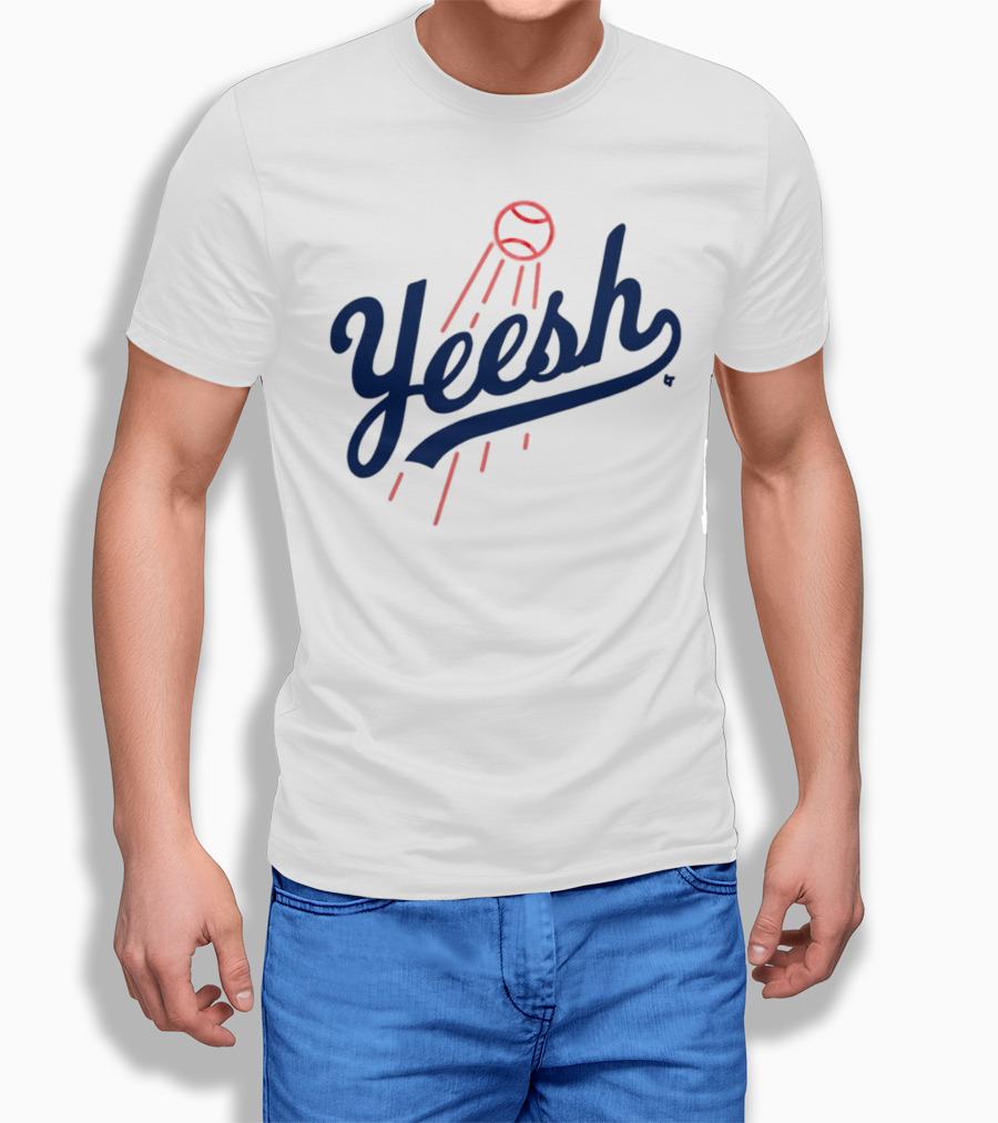 Yeesh Baseball Los Angeles Dodgers Inspired T-Shirt