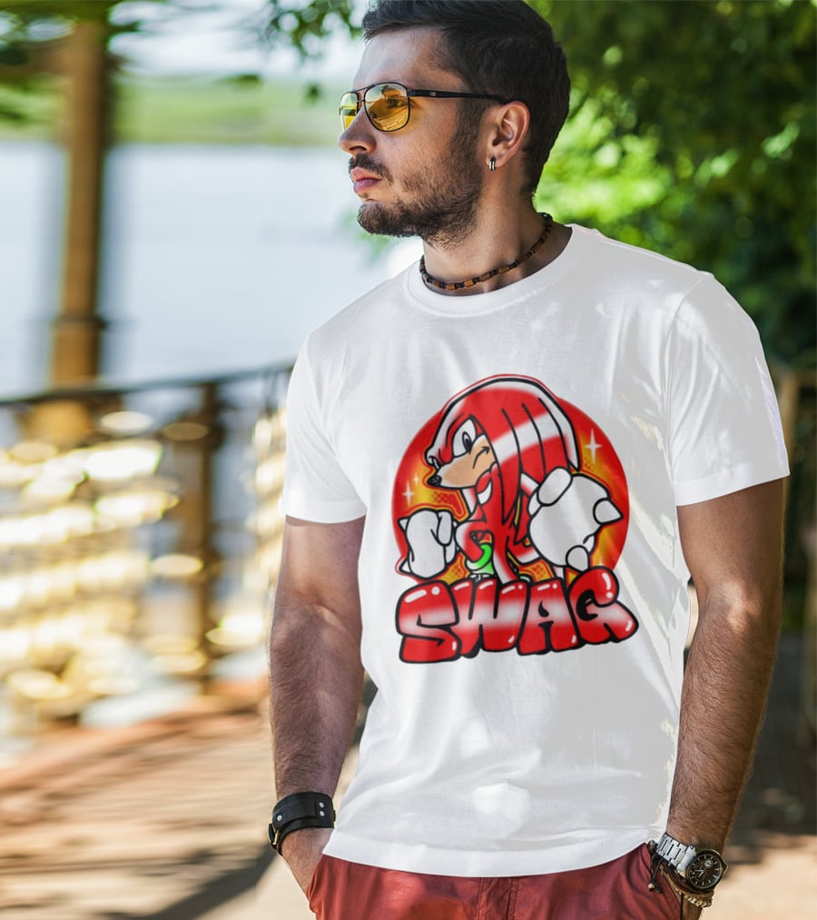 Mamono World Swaggles SWAG Red Character Power T-Shirt