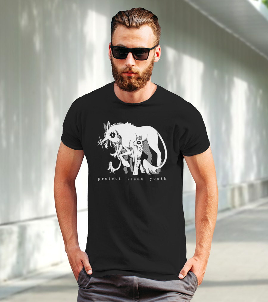 Protect Trans Youth Unicorn Support T-Shirt