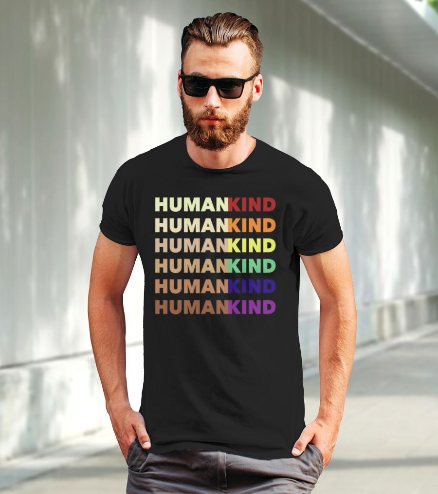 HUMANKIND Pride Rainbow Colors Diversity T-Shirt